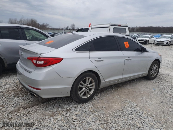 2015 Hyundai Sonata 2.4L SE with VIN 5NPE24AF9FH245448, listed as a Copart auction lot 51955425 with 0 mi miles and Salvage Title. Bid and sale history available at carsss.com. Image 3.