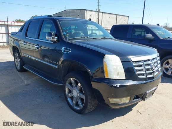 2008 Cadillac Escalade EXT with VIN 3GYFK62838G209857, listed as a IAAI auction lot 41616777 with 189469 miles. Bid and sale history available at carsss.com. Image 1.