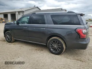 2020 Ford Expedition Max Limited with VIN 1FMJK2AT7LEA21398, listed as a Copart auction lot 62744905 with 173,670 mi miles and Salvage title. Bid and sale history available at DreamBid. Image 2.