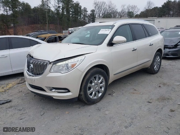 2014 Buick Enclave Premium with VIN 5GAKRCKD1EJ223294, listed as a IAAI auction lot 41378038 with 136065 miles. Bid and sale history available at carsss.com. Image 2.