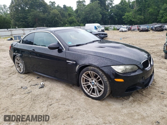 2011 BMW M3 with VIN WBSDX9C54BE584619, listed as a Copart auction lot 57599294 with 130,976 mi miles and Salvage Title. Bid and sale history available at carsss.com. Image 4.