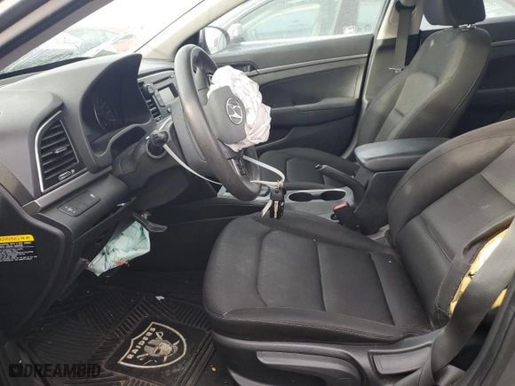 2018 Hyundai Elantra SE with VIN KMHD74LFXJU665594, listed as a Copart auction lot 86861624 with 0 mi miles and Salvage Title. Bid and sale history available at carsss.com. Image 7.