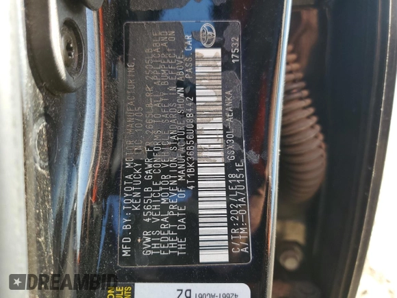2006 Toyota Avalon XL with VIN 4T1BK36B56U088442, listed as a Copart auction lot 72981954 with 170,071 mi miles and Salvage Title. Bid and sale history available at carsss.com. Image 12.
