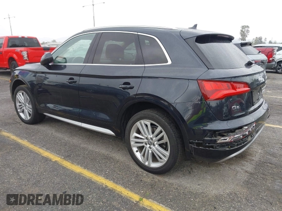 2019 Audi Q5 Premium Plus z VIN WA1BNAFY5K2049080, wystawiony jako IAAI lot #42057631 z przebiegiem 94 767 mil mil oraz . Historia ofert i sprzedaży dostępna na DreamBid. Obrazek 3.
