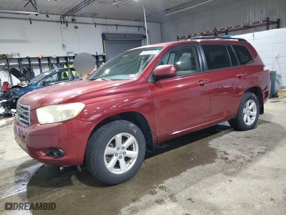 2008 Toyota Highlander with VIN JTEES41A382065581, listed as a Copart auction lot 44800945 with 97,707 mi miles and Salvage Title. Bid and sale history available at carsss.com. Image 1.