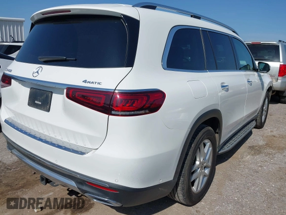 2020 Mercedes-Benz GLS 450 with VIN 4JGFF5KE9LA214090, listed as a IAAI auction lot 42487916 with 83,584 mi miles and . Bid and sale history available at DreamBid. Image 4.