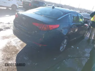 2013 Kia Optima LX with VIN 5XXGM4A74DG133743, listed as a IAAI auction lot 41232823 with 21,521 mi miles. Bid and sale history available at carsss.com. Image 4.