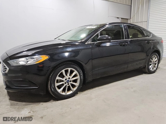 2017 Ford Fusion SE with VIN 3FA6P0H70HR393099, listed as a Copart auction lot 50997625 with 105,125 mi miles and Clean Title. Bid and sale history available at carsss.com. Image 1.