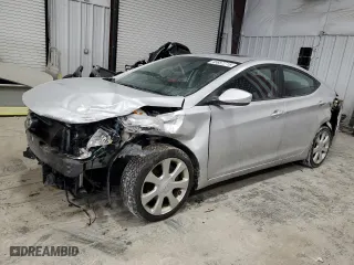 2012 Hyundai Elantra GLS with VIN KMHDH4AE7CU418513, listed as a Copart auction lot 45857715 with 146,298 mi miles and Salvage Title. Bid and sale history available at carsss.com. Image 1.