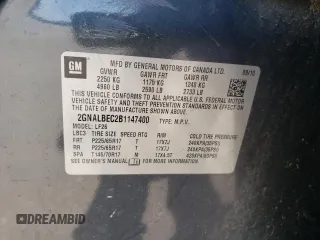 2011 Chevrolet Equinox LS with VIN 2GNALBEC2B1147400, listed as a Copart auction lot 52441585 with 123,546 mi miles and Salvage Title. Bid and sale history available at carsss.com. Image 15.