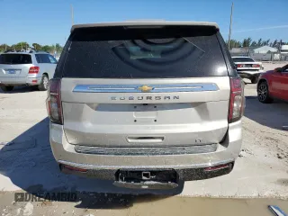 2021 Chevrolet Suburban LT z VIN 1GNSCCKD0MR313964, wystawiony jako Copart lot #47876455 z przebiegiem 30 213 mil mil oraz Szkoda całkowita • Salvage title. Historia ofert i sprzedaży dostępna na DreamBid. Obrazek 6.