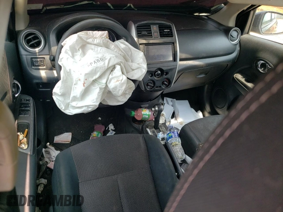 2019 Nissan Versa SV with VIN 3N1CN7AP8KL870963, listed as a Copart auction lot 60633035 with 152,231 mi miles and Salvage title. Bid and sale history available at DreamBid. Image 8.