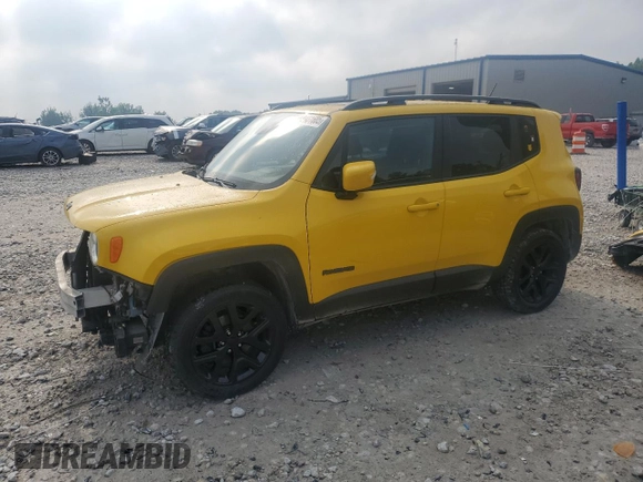 2017 Jeep Renegade Altitude with VIN ZACCJBBH2HPE97762, listed as a Copart auction lot 59161605 with 188,153 mi miles and Clean title. Bid and sale history available at DreamBid. Image 1.