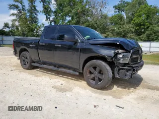 2016 Ram 1500 Express with VIN 1C6RR6FG0GS404586, listed as a Copart auction lot 58538645 with 161,655 mi miles and Salvage title. Bid and sale history available at DreamBid. Image 4.