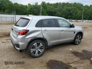 2022 Mitsubishi Outlander Sport ES with VIN JA4ARUAU4NU006817, listed as a Copart auction lot 59523454 with 38,834 mi miles and Salvage Title. Bid and sale history available at carsss.com. Image 3.