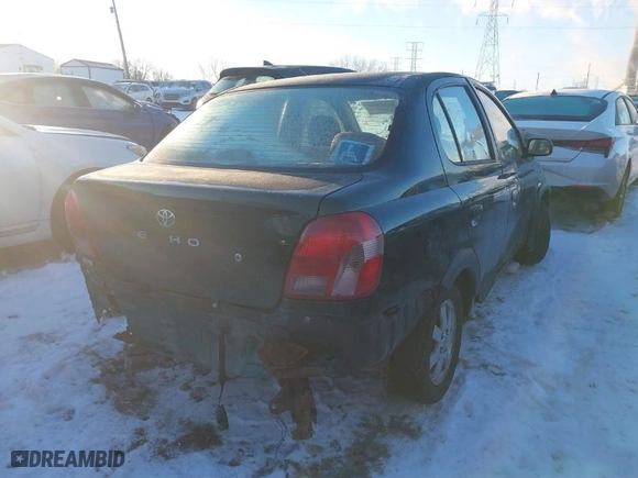 2001 Toyota ECHO with VIN JTDBT123810138433, listed as a IAAI auction lot 41312607 with NaN miles. Bid and sale history available at carsss.com. Image 4.