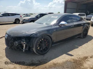 2014 Audi S7 Prestige with VIN WAUW2AFC1EN051414, listed as a Copart auction lot 72330464 with 79,922 mi miles and Salvage Title. Bid and sale history available at carsss.com. Image 1.
