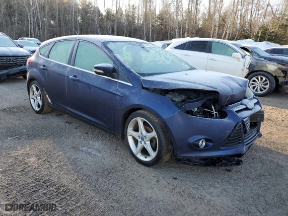 2012 Ford Focus Titanium with VIN 1FAHP3N27CL102852, listed as a Copart auction lot 50578745 with 301,709 mi miles and Salvage Title. Bid and sale history available at carsss.com. Image 4.