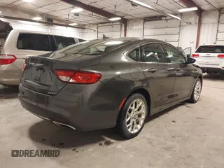 2015 Chrysler 200 C with VIN 1C3CCCEG5FN540181, listed as a IAAI auction lot 41864651 with 165,012 mi miles. Bid and sale history available at carsss.com. Image 4.