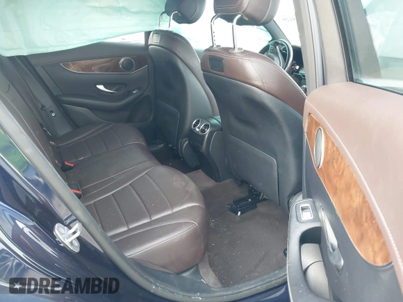 2018 Mercedes-Benz GLC with VIN WDC0G4JB4JV094465, listed as a IAAI auction lot 41869125 with 77,356 mi miles. Bid and sale history available at carsss.com. Image 8.