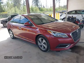 2017 Hyundai Sonata Limited with VIN KMHE34L38HA064461, listed as a IAAI auction lot 42160640 with 98,771 mi miles and . Bid and sale history available at DreamBid. Image 1.