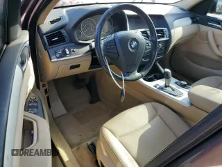 2014 BMW X3 xDrive28i with VIN 5UXWX9C57E0D24167, listed as a Copart auction lot 52796105 with Not Provided miles and Clean Title. Bid and sale history available at DreamBid. Image 8.