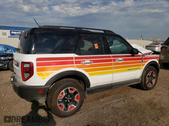 2024 Ford Bronco с VIN 3FMCR9K67RRF00139, выставлен на аукционе Copart как лот 69773864 с пробегом Не указан миль и Списание • Salvage title. История ставок и продаж доступна на DreamBid. Изображение 3.