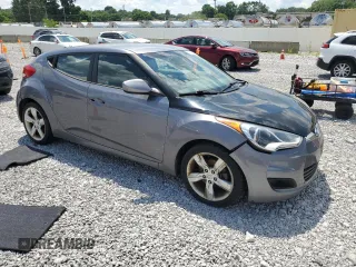 2014 Hyundai Veloster RE:FLEX with VIN KMHTC6AD2EU184412, listed as a Copart auction lot 62874805 with Not provided miles and Salvage title. Bid and sale history available at DreamBid. Image 4.