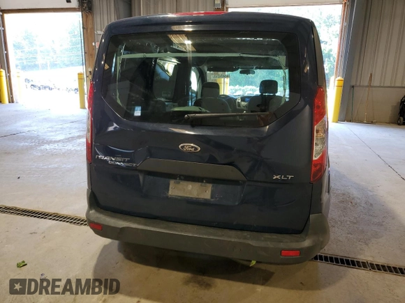 2014 Ford Transit Connect XLT with VIN NM0LE7F71E1156803, listed as a Copart auction lot 63474245 with 348,140 mi miles and Salvage title. Bid and sale history available at DreamBid. Image 6.