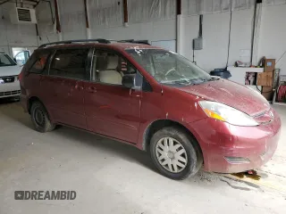 2009 Toyota Sienna CE with VIN 5TDZK23C99S236823, listed as a Copart auction lot 53504345 with 246,402 mi miles and Clean Title. Bid and sale history available at DreamBid. Image 4.