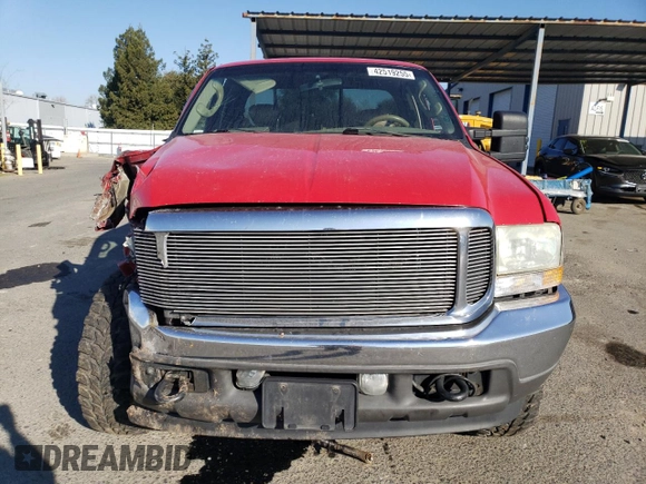 2003 Ford Super Duty F-250 XL with VIN 1FTNX21F83EB06672, listed as a Copart auction lot 42519255 with 342,226 mi miles and Salvage Title. Bid and sale history available at carsss.com. Image 5.