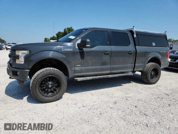 2017 Ford F-150 XL with VIN 1FTFW1EG4HKE01636, listed as a Copart auction lot 60348655 with 120,533 mi miles and Salvage title. Bid and sale history available at DreamBid. Image 1.