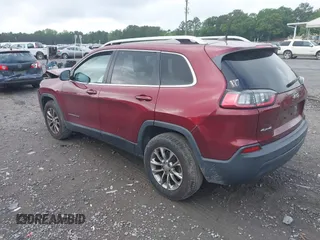 2019 Jeep Cherokee Latitude Plus with VIN 1C4PJMLB3KD195412, listed as a IAAI auction lot 42117860 with 177,178 mi miles. Bid and sale history available at carsss.com. Image 3.