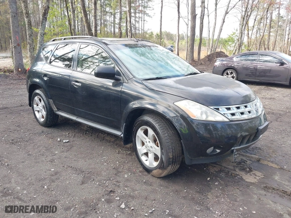2003 Nissan Murano SL with VIN JN8AZ08W23W212374, listed as a IAAI auction lot 41937611 with 146,922 mi miles. Bid and sale history available at carsss.com. Image 1.