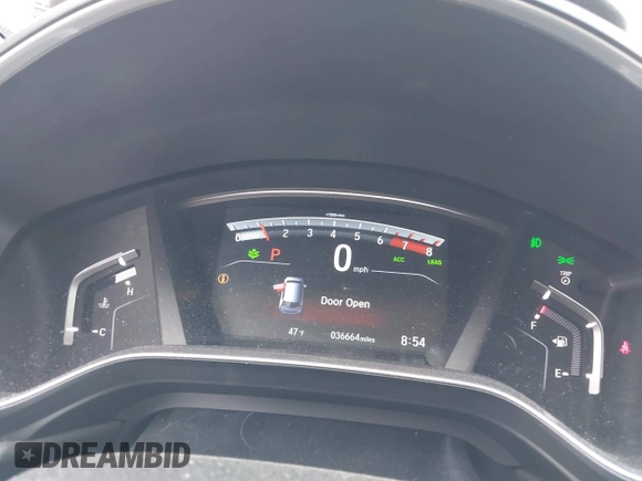 2019 Honda CR-V EX-L with VIN 2HKRW2H88KH670476, listed as a IAAI auction lot 42037439 with 36,664 mi miles and . Bid and sale history available at carsss.com. Image 7.