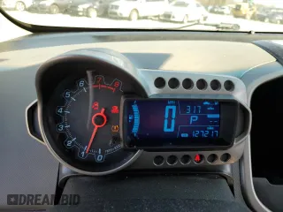 2013 Chevrolet Sonic LT with VIN 1G1JC6SH2D4210219, listed as a Copart auction lot 45314495 with 127,217 mi miles and Salvage Title. Bid and sale history available at carsss.com. Image 9.