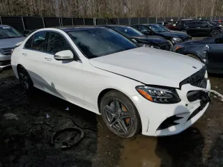 2021 Mercedes-Benz C 300 with VIN W1KWF8EBXMR647806, listed as a Copart auction lot 88028765 with 13,326 mi miles and Non Repairable. Bid and sale history available at carsss.com. Image 4.