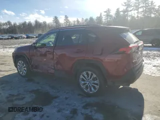 2019 Toyota RAV4 XLE Premium with VIN JTMA1RFV8KD036460, listed as a Copart auction lot 41913415 with 18,446 mi miles and Salvage Title. Bid and sale history available at carsss.com. Image 2.