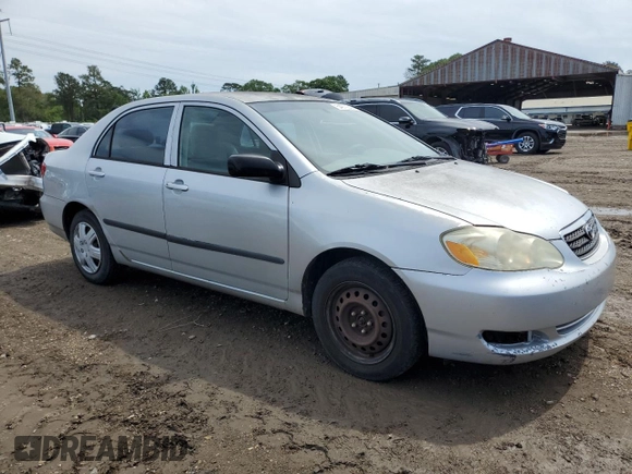 2005 Toyota Corolla CE with VIN 1NXBR32E35Z480961, listed as a Copart auction lot 54972245 with 195,307 mi miles and Clean Title. Bid and sale history available at DreamBid. Image 4.