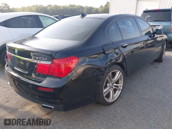 2011 BMW 7 Series 750Li xDrive with VIN WBAKC8C55BC434418, listed as a IAAI auction lot 42695385 with 93,427 mi miles and . Bid and sale history available at DreamBid. Image 4.