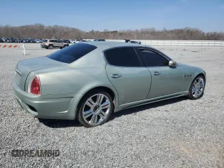 2005 Maserati Quattroporte z VIN ZAMCE39A650019263, wystawiony jako Copart lot #48780445 z przebiegiem Nie podano mil oraz Czysty tytuł • Clean title. Historia ofert i sprzedaży dostępna na DreamBid. Obrazek 3.