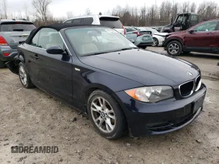 2008 BMW 1 Series 128i with VIN WBAUN13568VH79872, listed as a Copart auction lot 84215904 with 82,388 mi miles and Salvage title. Bid and sale history available at DreamBid. Image 4.