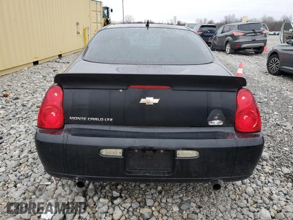 2006 Chevrolet Monte Carlo with VIN 2G1WN151769363180, listed as a Copart auction lot 85304924 with 100,095 mi miles and Salvage title. Bid and sale history available at DreamBid. Image 6.