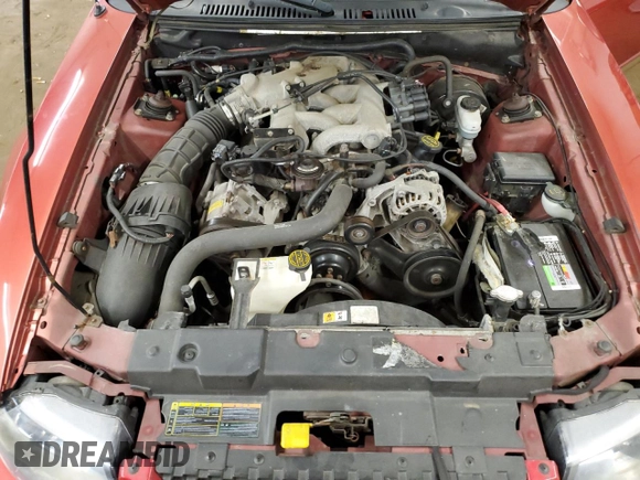 2002 Ford Mustang Standard z VIN 1FAFP40442F189502, wystawiony jako Copart lot #60606665 z przebiegiem 72 751 mil mil oraz Czysty tytuł • Clean title. Historia ofert i sprzedaży dostępna na DreamBid. Obrazek 11.