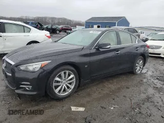 2015 Infiniti Q50 with VIN JN1BV7AR6FM403615, listed as a Copart auction lot 49626385 with 155,423 mi miles and Clean Title. Bid and sale history available at carsss.com. Image 1.