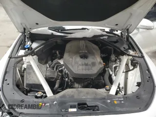 2021 Genesis G70 2.0T with VIN KMTG44LAXMU070314, listed as a Copart auction lot 88990385 with 52,517 mi miles and Salvage Title. Bid and sale history available at DreamBid. Image 11.