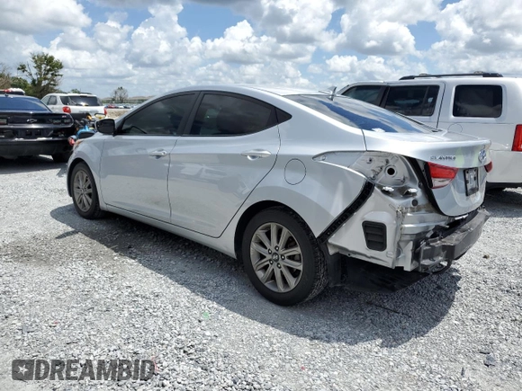 2014 Hyundai Elantra SE with VIN 5NPDH4AE4EH494143, listed as a Copart auction lot 64726195 with 65,050 mi miles and Salvage title. Bid and sale history available at DreamBid. Image 2.