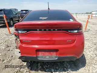 2015 Dodge Dart GT with VIN 1C3CDFEB4FD200285, listed as a Copart auction lot 60419325 with 106,671 mi miles and Clean title. Bid and sale history available at DreamBid. Image 6.
