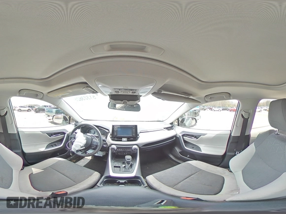 2019 Toyota RAV4 XLE with VIN 2T3W1RFV1KW051326, listed as a Copart auction lot 51323625 with 67,031 mi miles and Salvage Title. Bid and sale history available at DreamBid. Image 14.