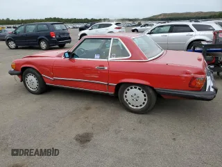 1989 Mercedes-Benz 560 SL with VIN WDBBA48D5KA103768, listed as a Copart auction lot 71965504 with 93,239 mi miles and Salvage Title. Bid and sale history available at DreamBid. Image 2.